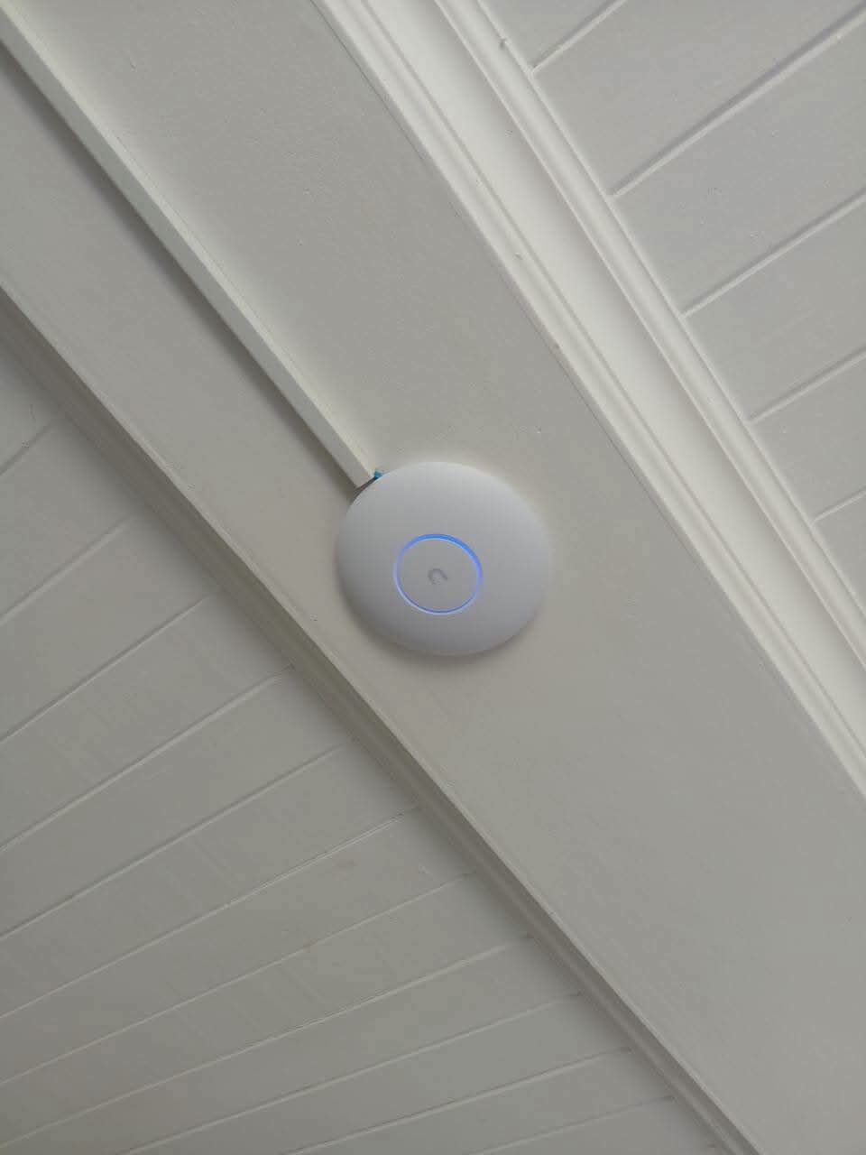 Ceiling mounted WiFi access point